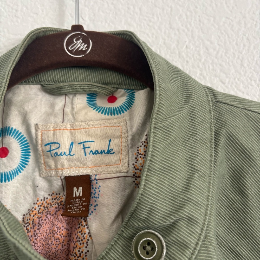 Paul Frank Women's Size Medium Green Jacket - Picture 2 of 4